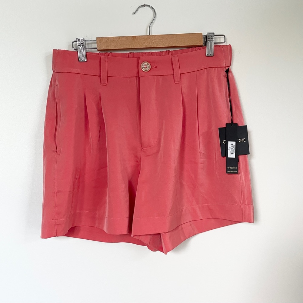 Chic Coral Orange Women's Shorts